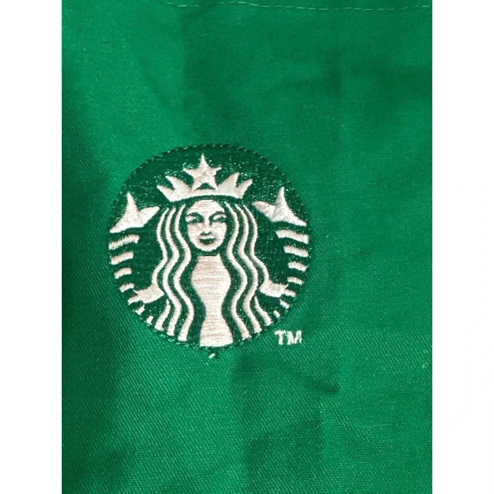 Starbucks Barista Apron Coffee Shop Uniform Embroidered Logo Pockets - Picture 1 of 10